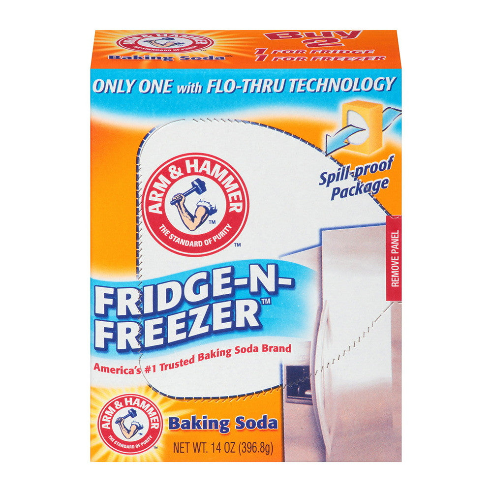 Arm And Hammer Baking Soda Fridge n Freezer Odor Absorber, 14 Oz